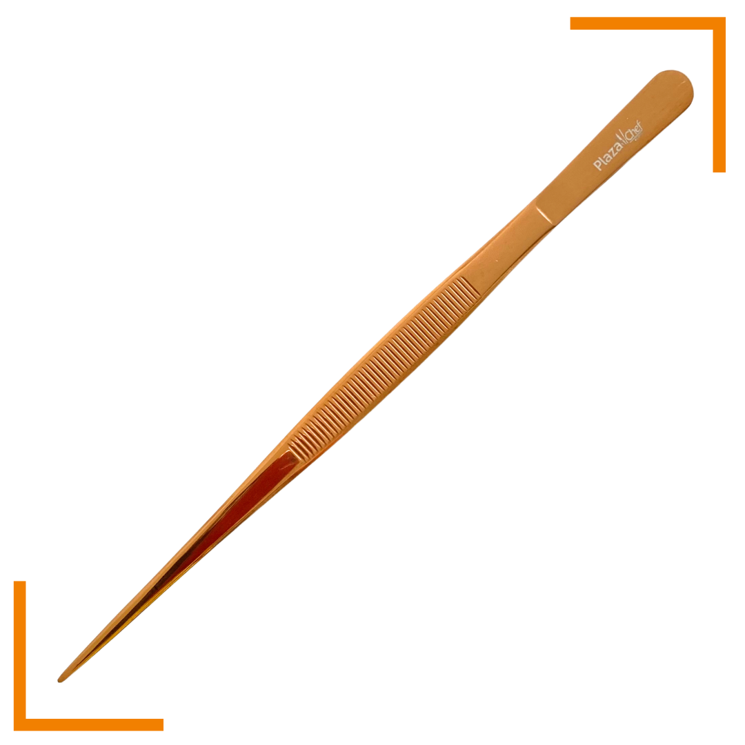 Pinza de emplatado 20cm Recta bronce