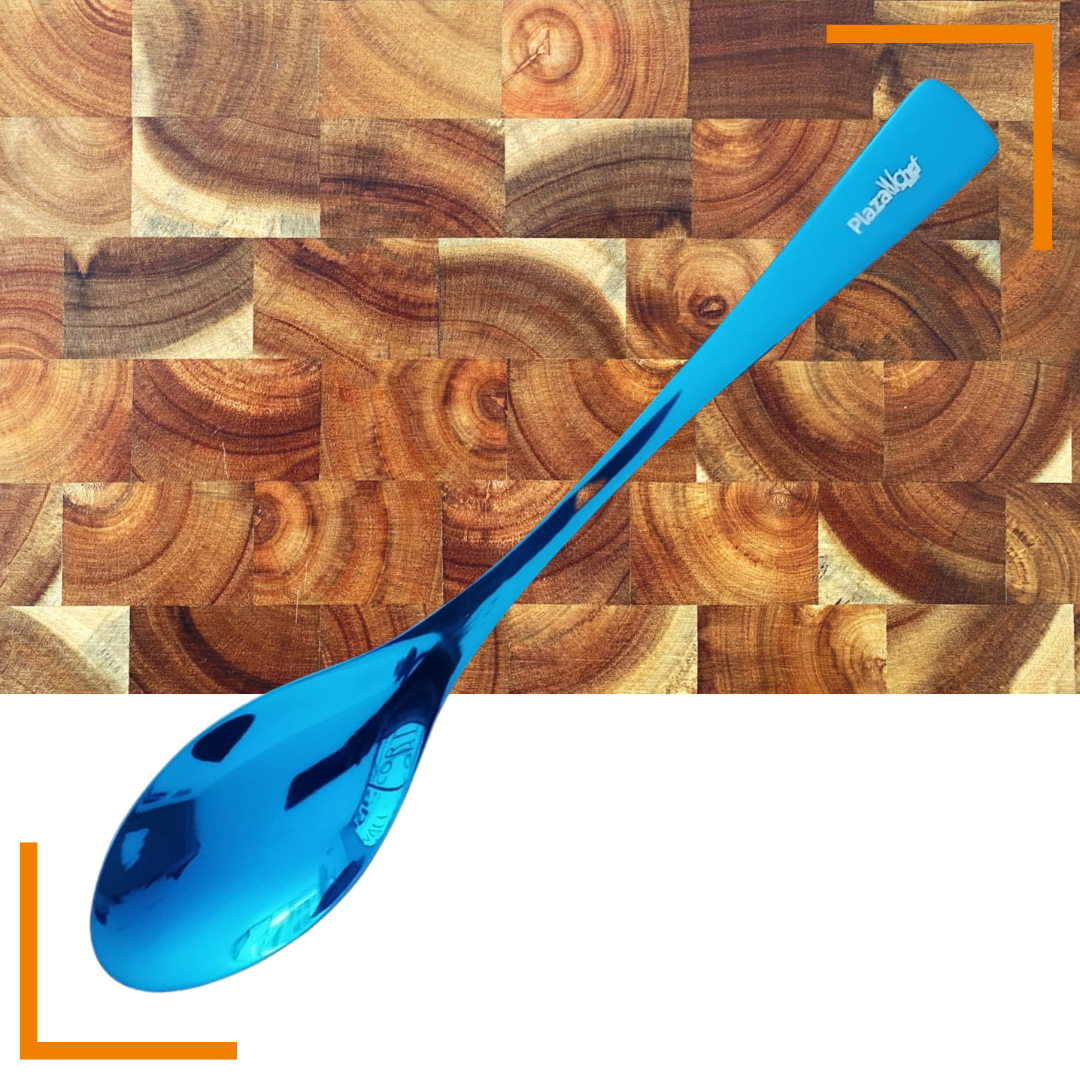 Cuchara Quenelle 14cm Azul