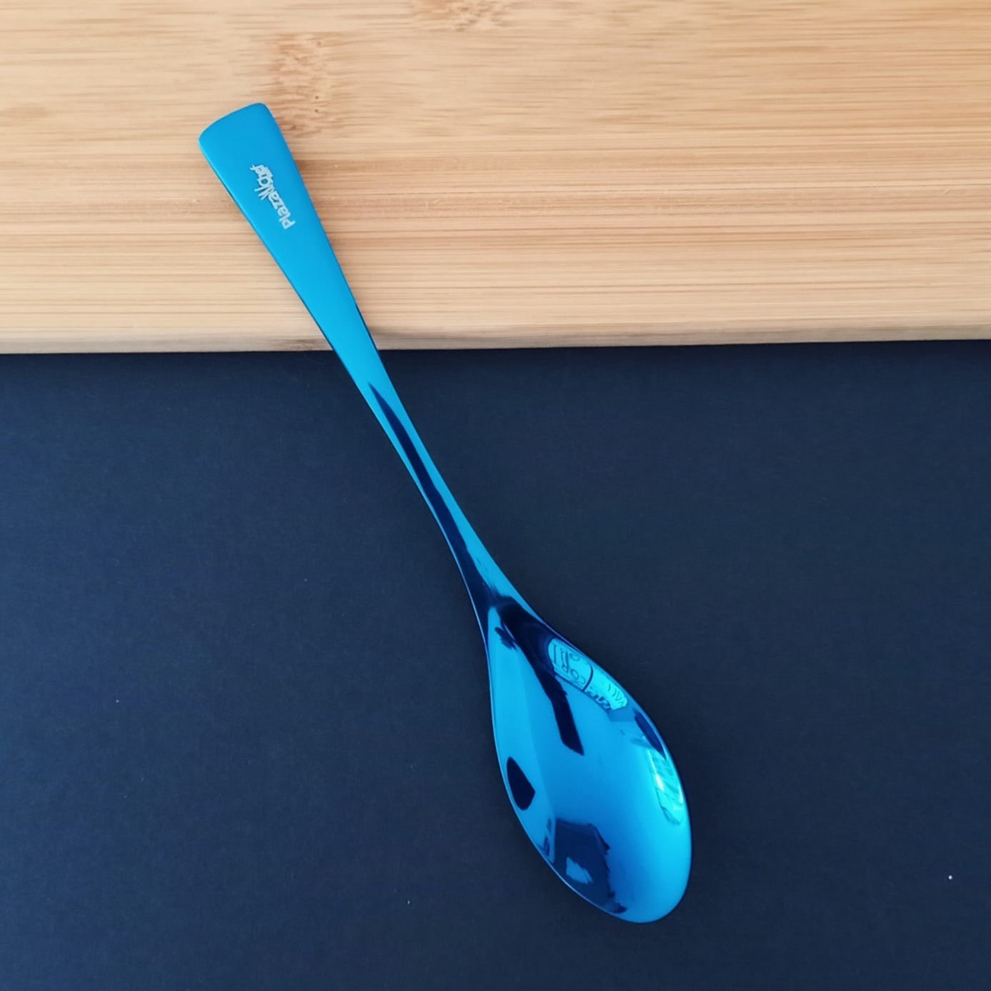 Cuchara Quenelle 14cm Azul